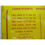 huile SHELL " SPIRAX EP " pour boite à vitesses