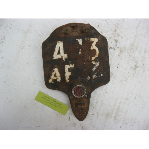 plaque d'immatriculation MALY junior
