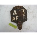 plaque d'immatriculation MALY junior