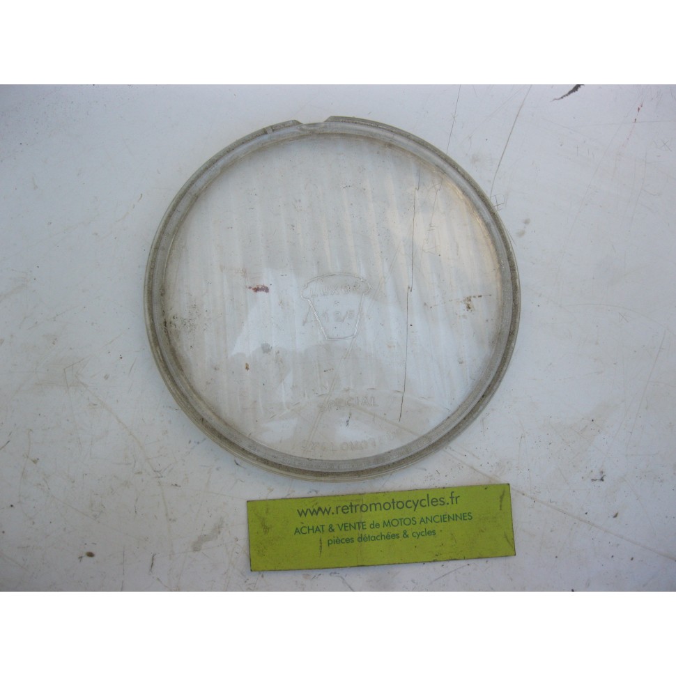 Verre de phare LUXOR 130 "spécial vélomoteur"