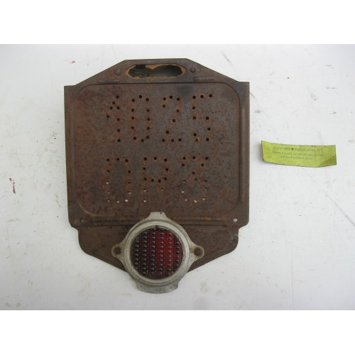 plaque d'immatriculation MOTOBECANE , 1930