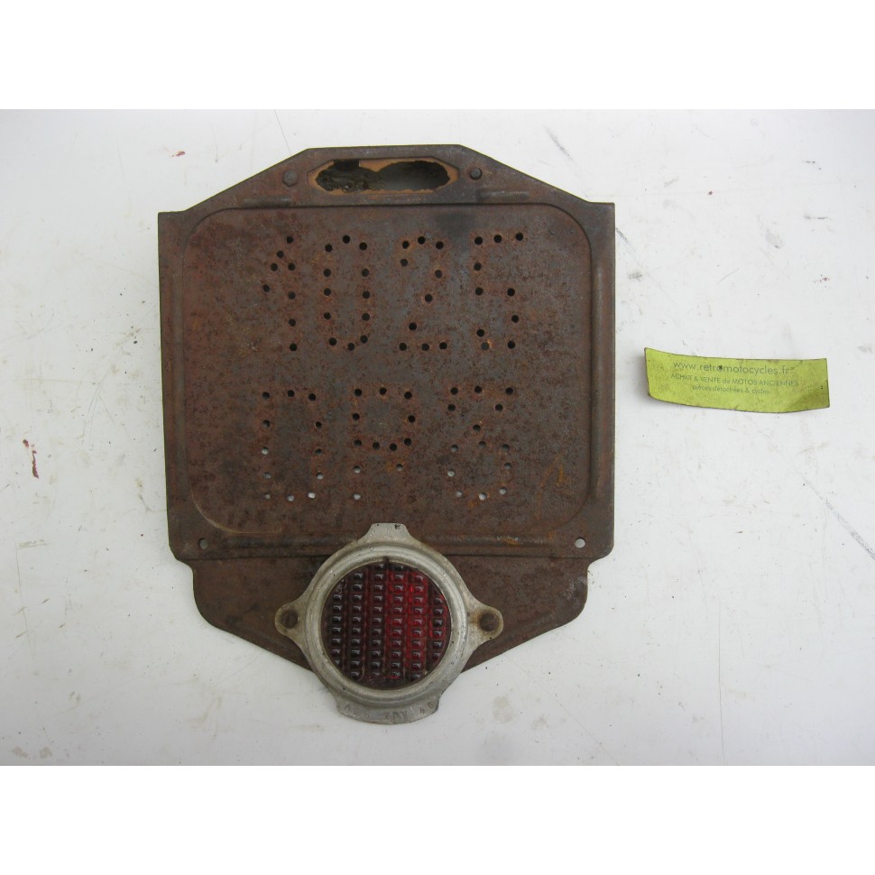 plaque d'immatriculation MOTOBECANE , 1930