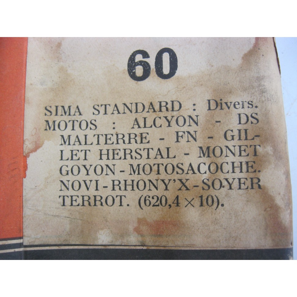 courroie de dynamo TERROT. N.O.S.