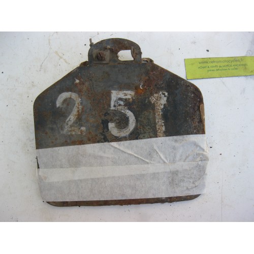 plaque d'immatriculation MOTOBECANE 125 / 175